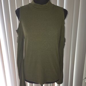 Charlotte Russe Cold Shoulder Top